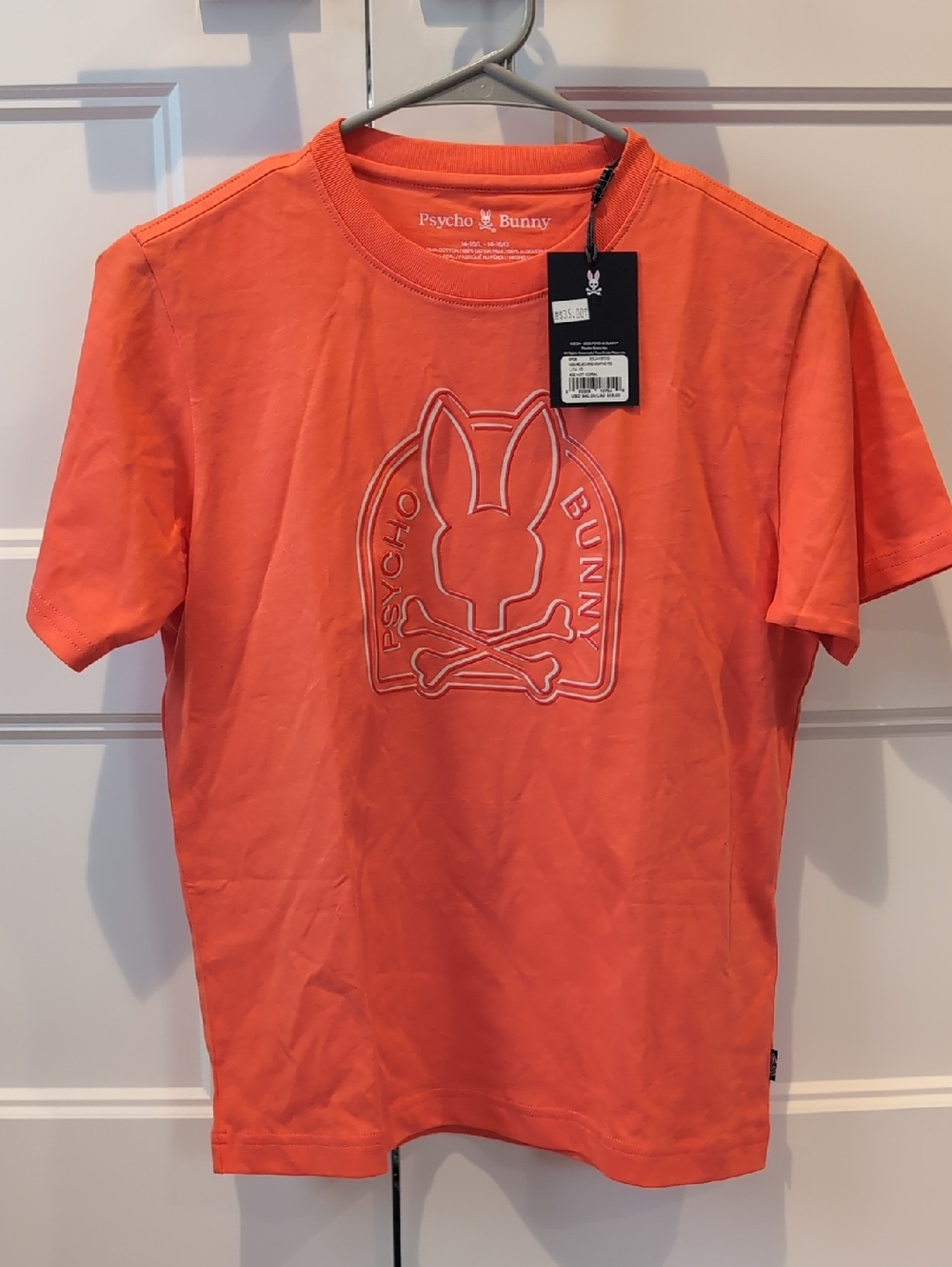 Psycho Bunny Coral Short Sleeve Logo Tee